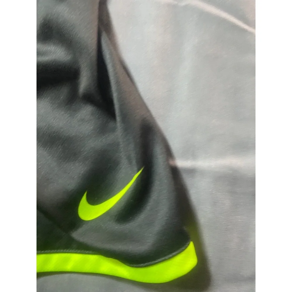Nike Dri-FIT NXT Soccer Shorts Adult Small Black Volt Athletic Training Running
